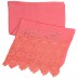 Designer Half Net Stole- Peach